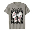 Baseball Mama Mom Coquette Bow Summer T-Shirt - Minimalist Print Unisex - T-Shirt, Sweatshirt, Hoodie