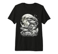 Shark 90S Aesthetic Y2K Shark Tri T-Shirt - Minimalist Print Men Women - T-Shirt, Sweatshirt, Hoodie