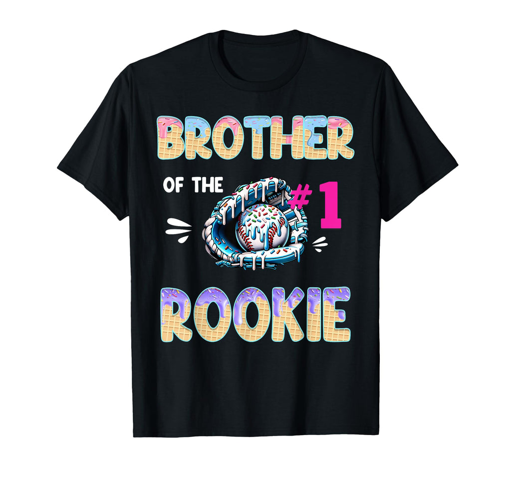 Brother Rookie 1St Baseball T-Shirt - Casual Everyday Wear for Adults - T-Shirt, Sweatshirt, Hoodie