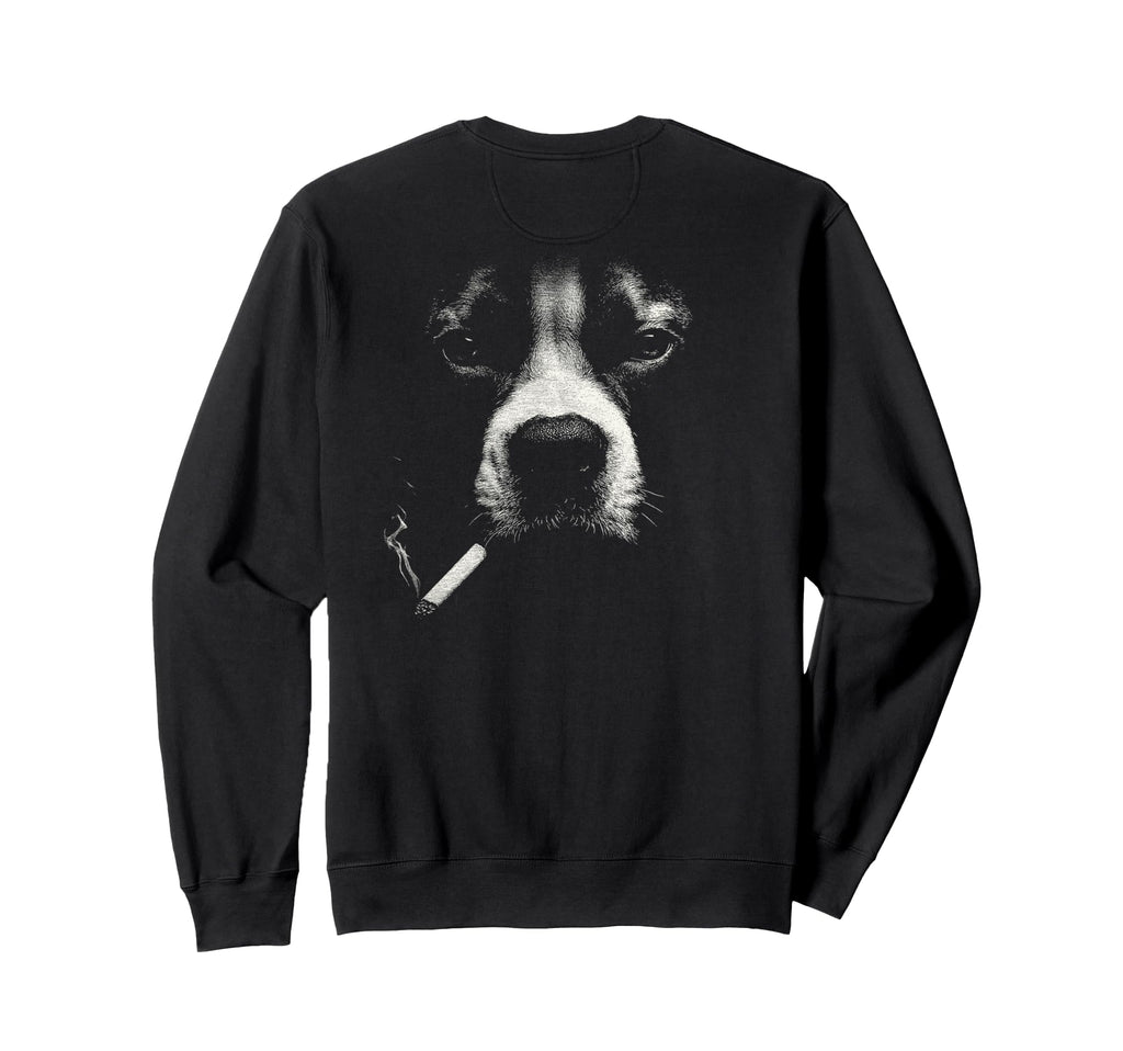 Boxer Smoking Cigarette Grunge Meme 90S Sweatshirt - Graphic Print Unisex - T-Shirt, Sweatshirt, Hoodie