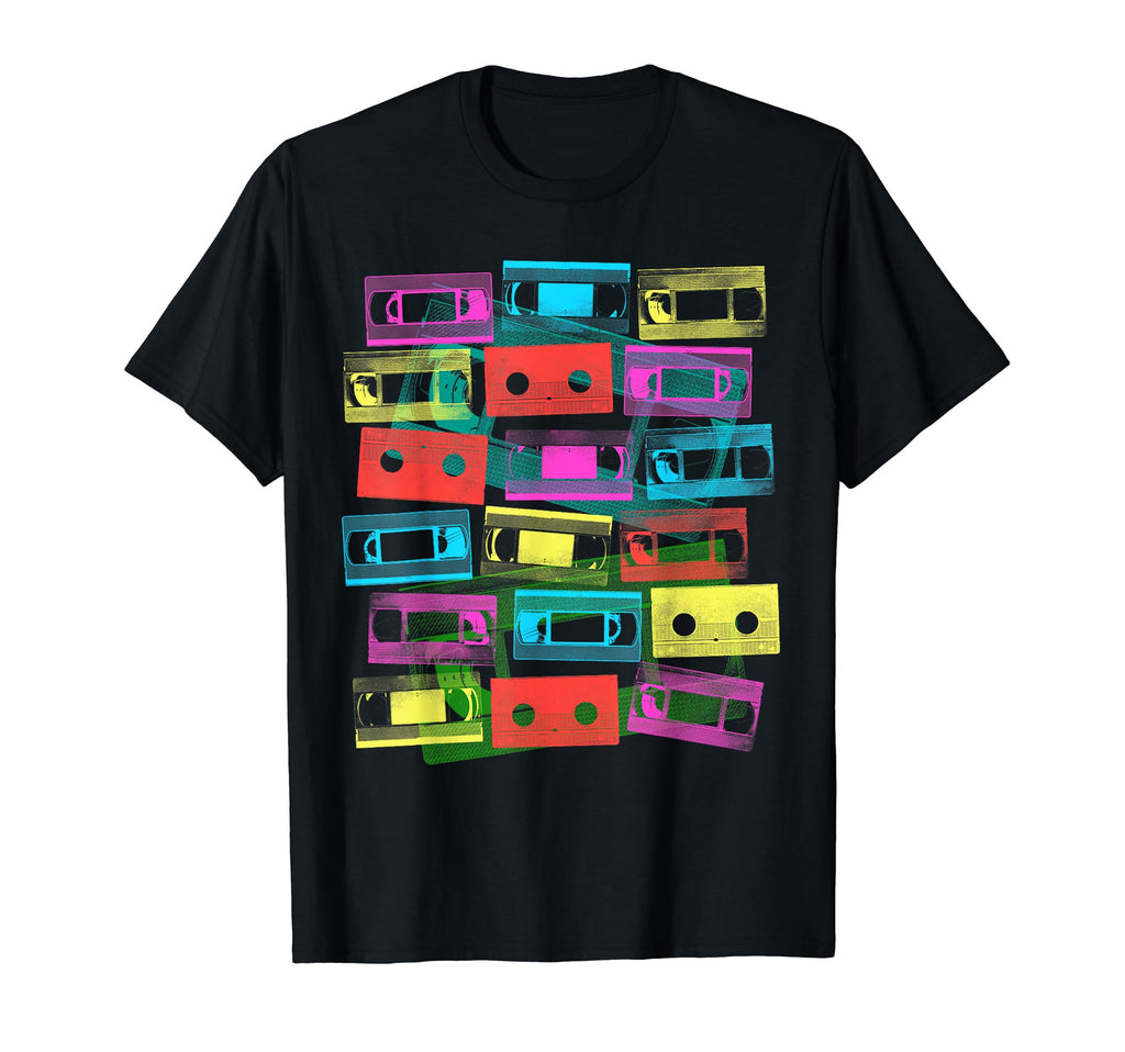 Vhs Cassette Tapes 1980S Movies T-Shirt - Fun Novelty Design for Adults - T-Shirt, Sweatshirt, Hoodie