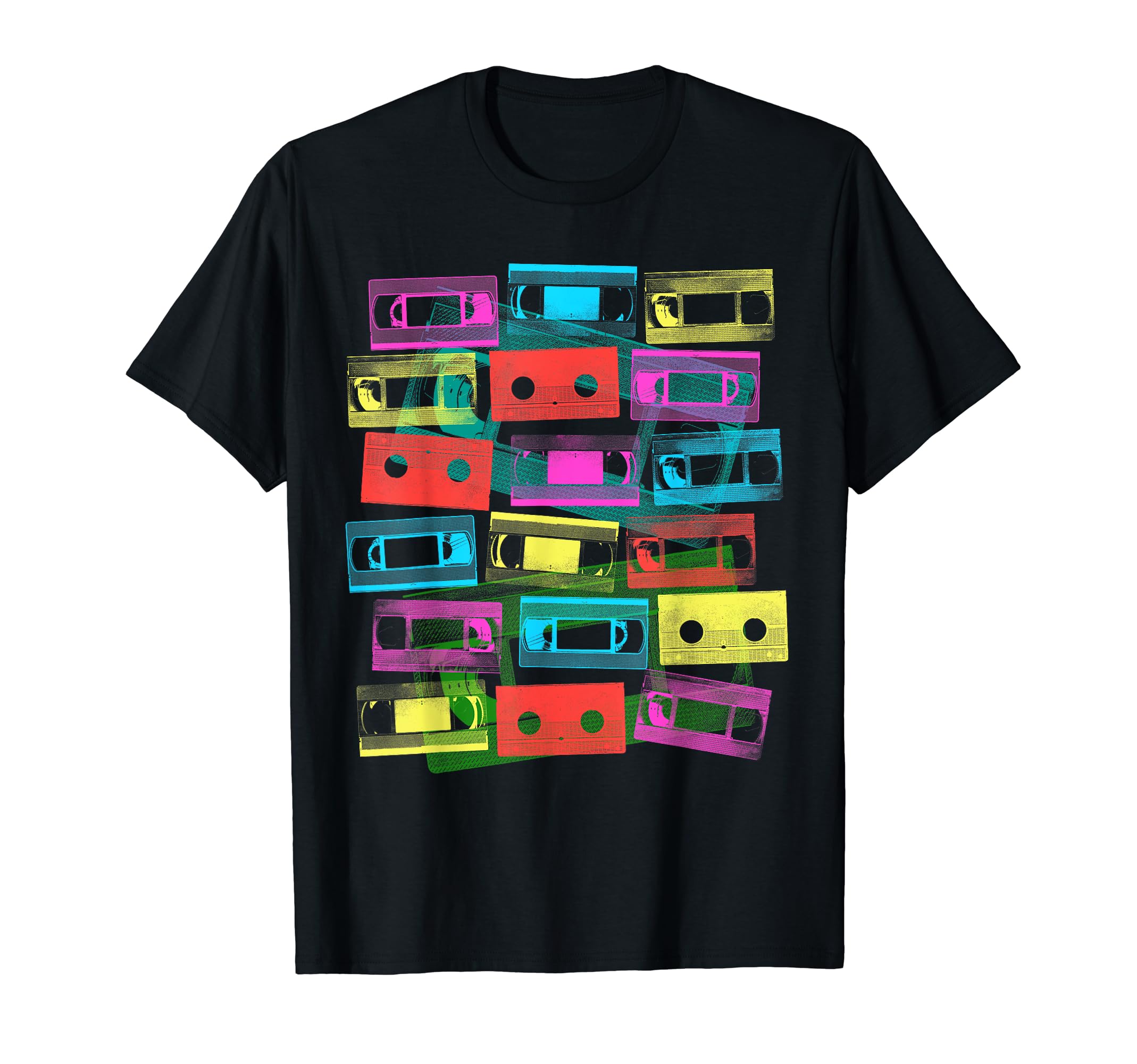 Vhs Cassette Tapes 1980S Movies T-Shirt - Fun Novelty Design for Adults - T-Shirt, Sweatshirt, Hoodie
