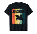 Medieval Knight Jousting Sunset T-Shirt - Minimalist Print Unisex - T-Shirt, Sweatshirt, Hoodie