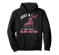 Roller Skate Inline Skating Hoodie - Fun Novelty Design for Adults - T-Shirt, Sweatshirt, Hoodie