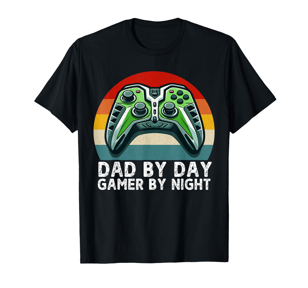 Dad Day Gamer Night Console Gamer T-Shirt - Trendy Graphic for Adults - T-Shirt, Sweatshirt, Hoodie