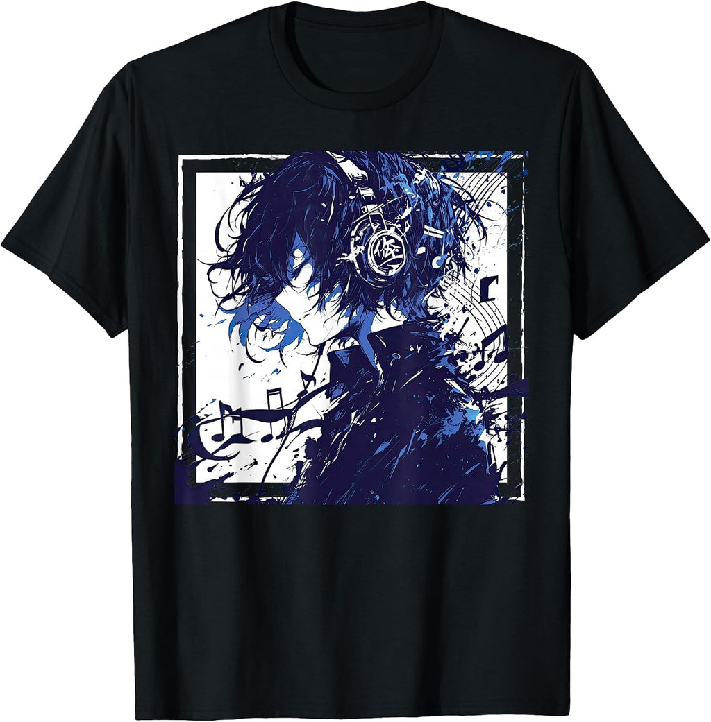Musical Anime Japanese Pop Music Shonen Designs - Adult & Kids T-Shirts, Sweatshirts & Hoodies apparel design preview 1