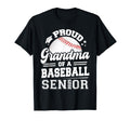 Proud Grandma Baseball Senior 2025 T-Shirt - Trendy Graphic Men Women - T-Shirt, Sweatshirt, Hoodie