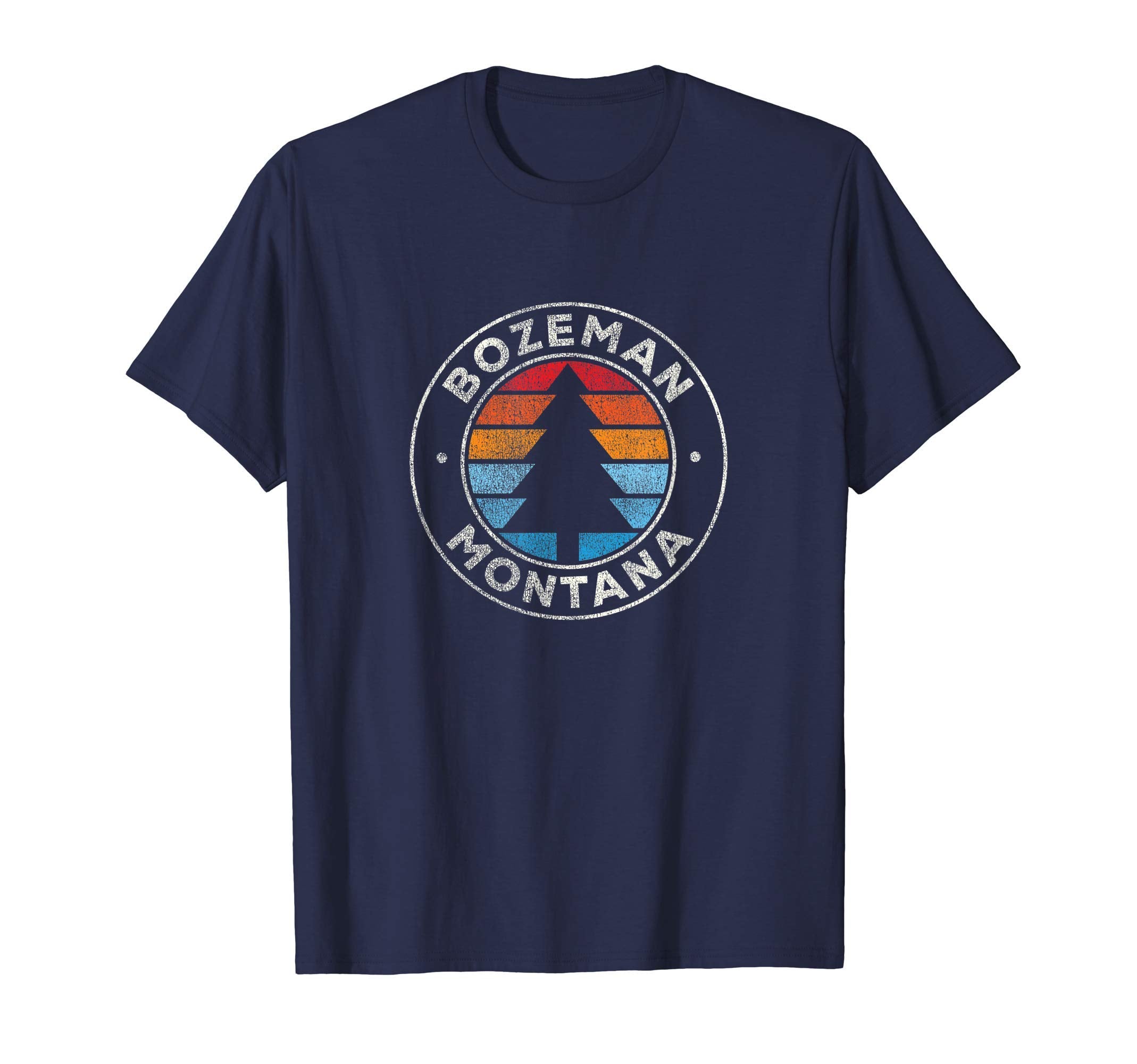 Bozeman Montana Mt 70S T-Shirt - Custom Art Print Men Women - T-Shirt, Sweatshirt, Hoodie