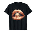 Disco Ball Mouth Lips Party New Year Music T-Shirt - Graphic Print Unisex - T-Shirt, Sweatshirt, Hoodie