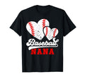 Baseball Nana Hearts Grandma Nana T-Shirt - Trendy Graphic Men Women - T-Shirt, Sweatshirt, Hoodie