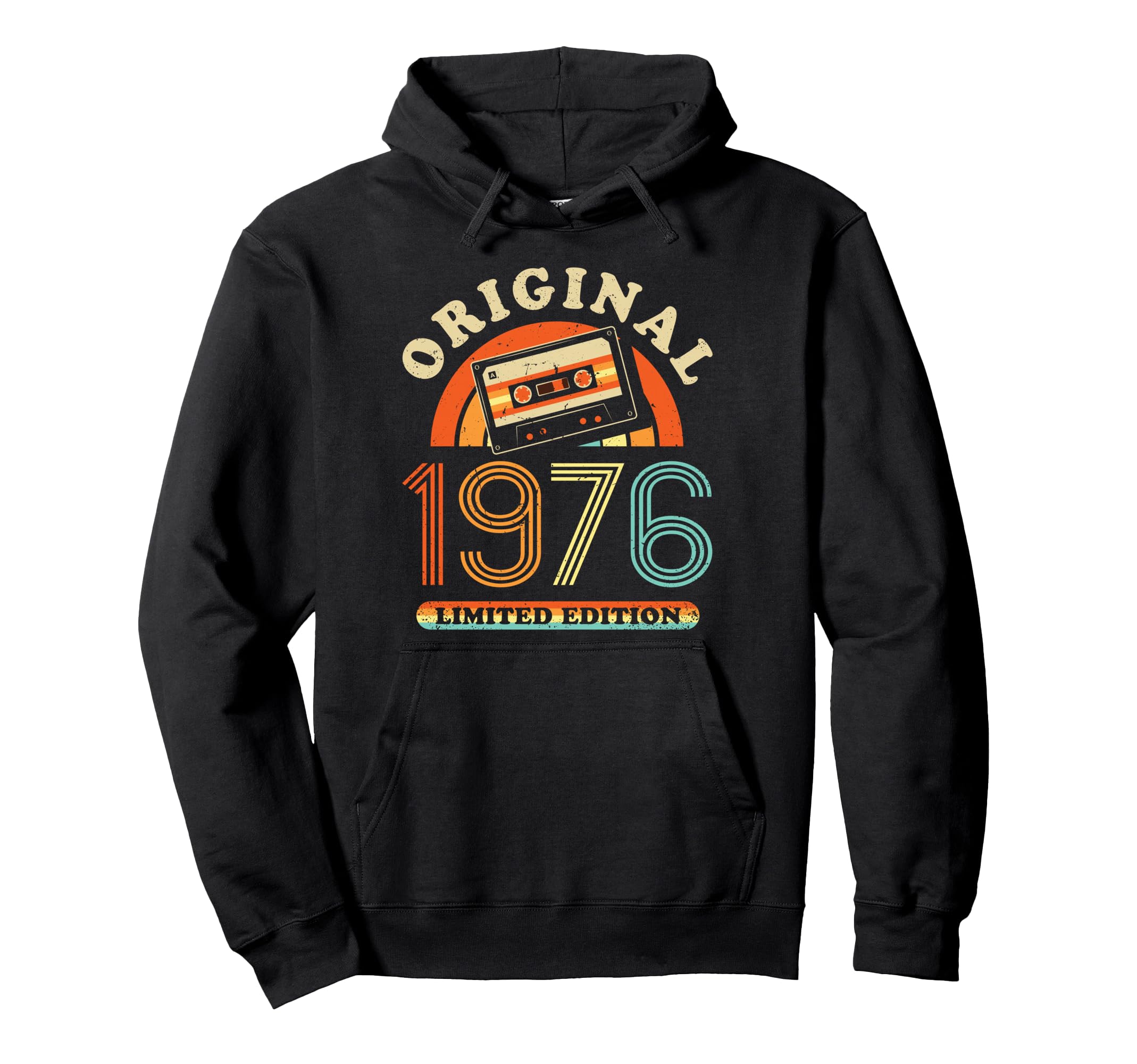 1976 Cassette Tape 50Th Birthday Hoodie - Unique Graphic Men Women - T-Shirt, Sweatshirt, Hoodie