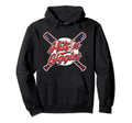 Hits N Giggles Baseball Player Hoodie - Casual Everyday Wear Unisex - T-Shirt, Sweatshirt, Hoodie