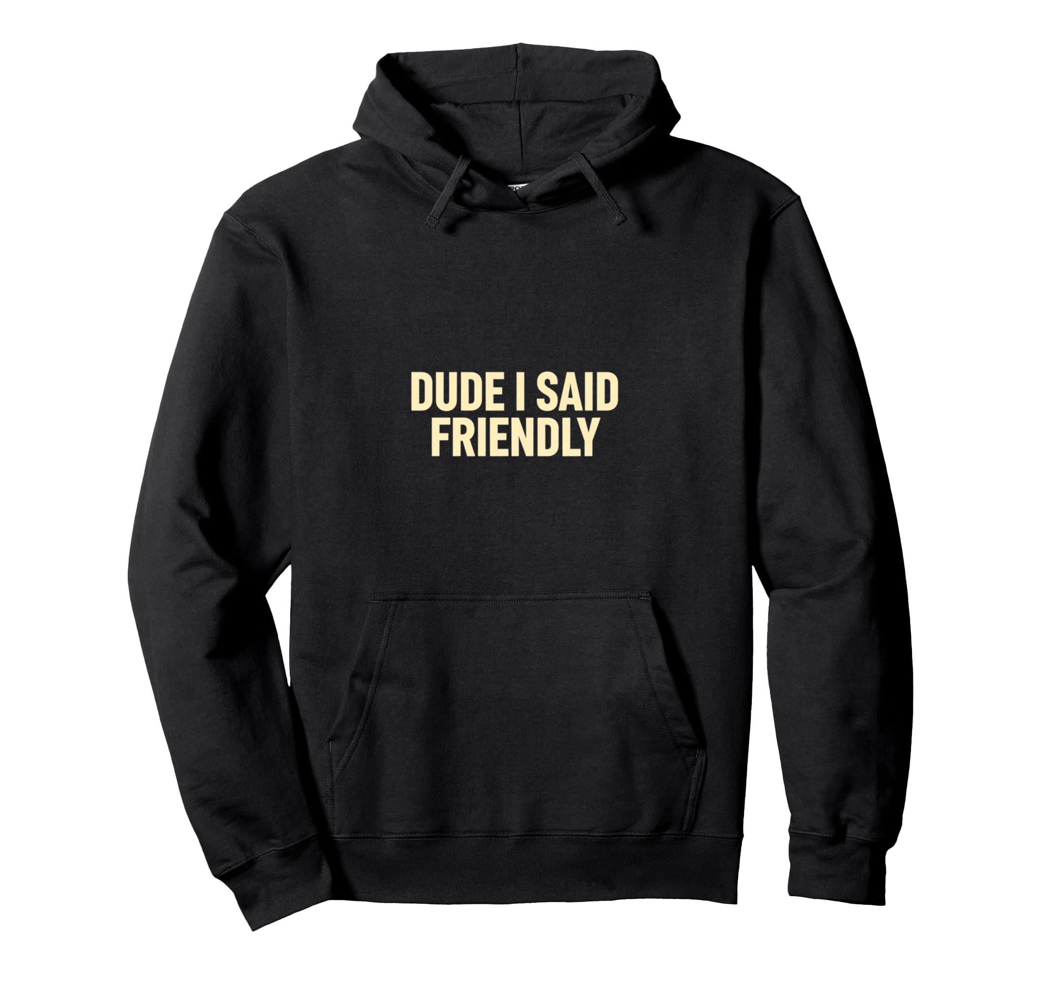 Dude I Said Friendly Gaming Chicken Hoodie - Custom Art Print for Adults - T-Shirt, Sweatshirt, Hoodie