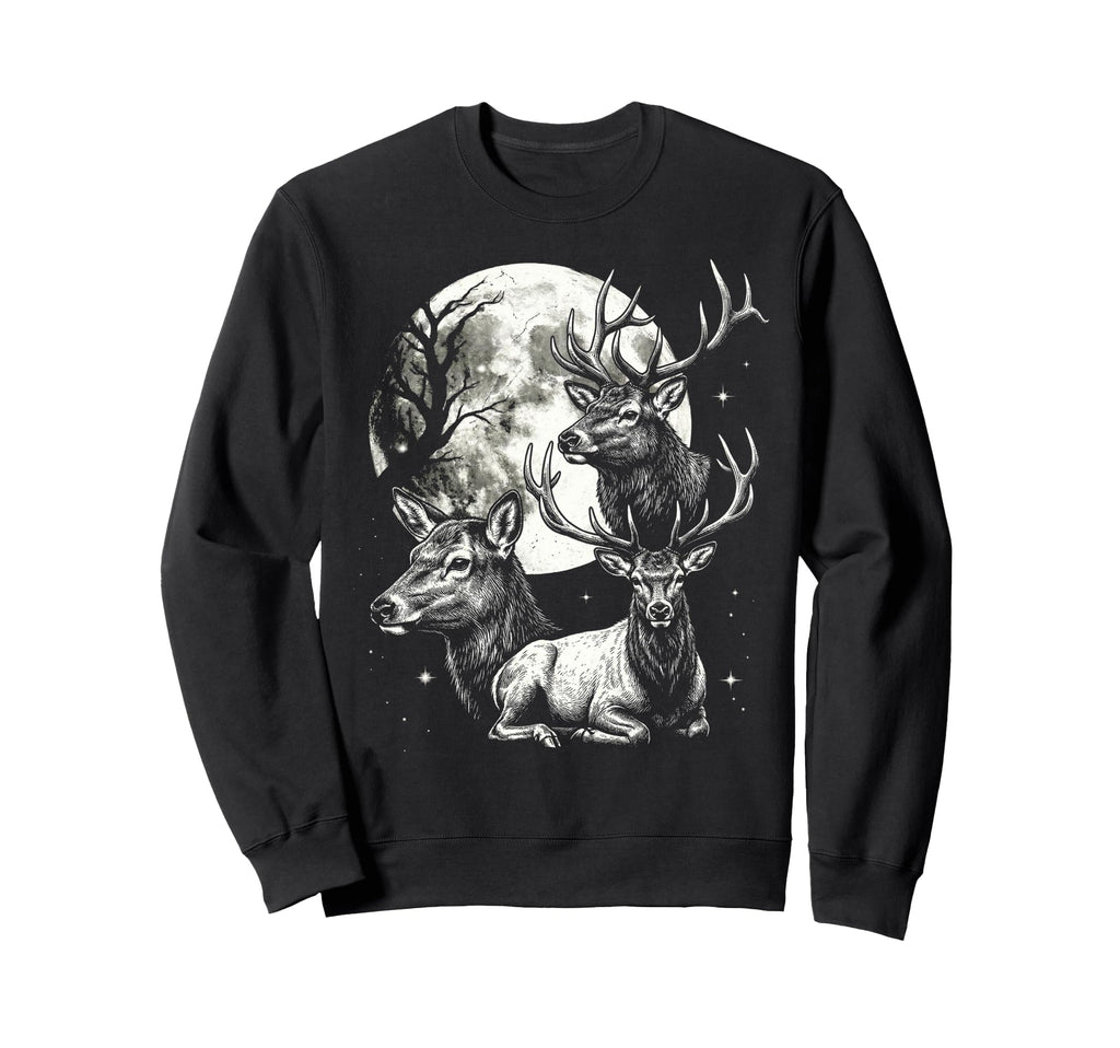 Elk 90S Aesthetic Y2K Hunting Sweatshirt - Aesthetic Graphic for Adults - T-Shirt, Sweatshirt, Hoodie