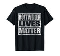Rottweiler Lives Matter Distressed T-Shirt - Fun Novelty Design for Adults - T-Shirt, Sweatshirt, Hoodie
