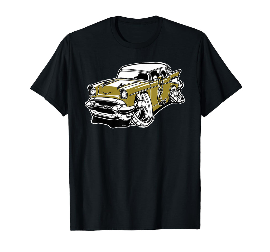 Digirods Rat Rod Racer 1950S Diner Hot T-Shirt - Novelty Apparel Unisex - T-Shirt, Sweatshirt, Hoodie