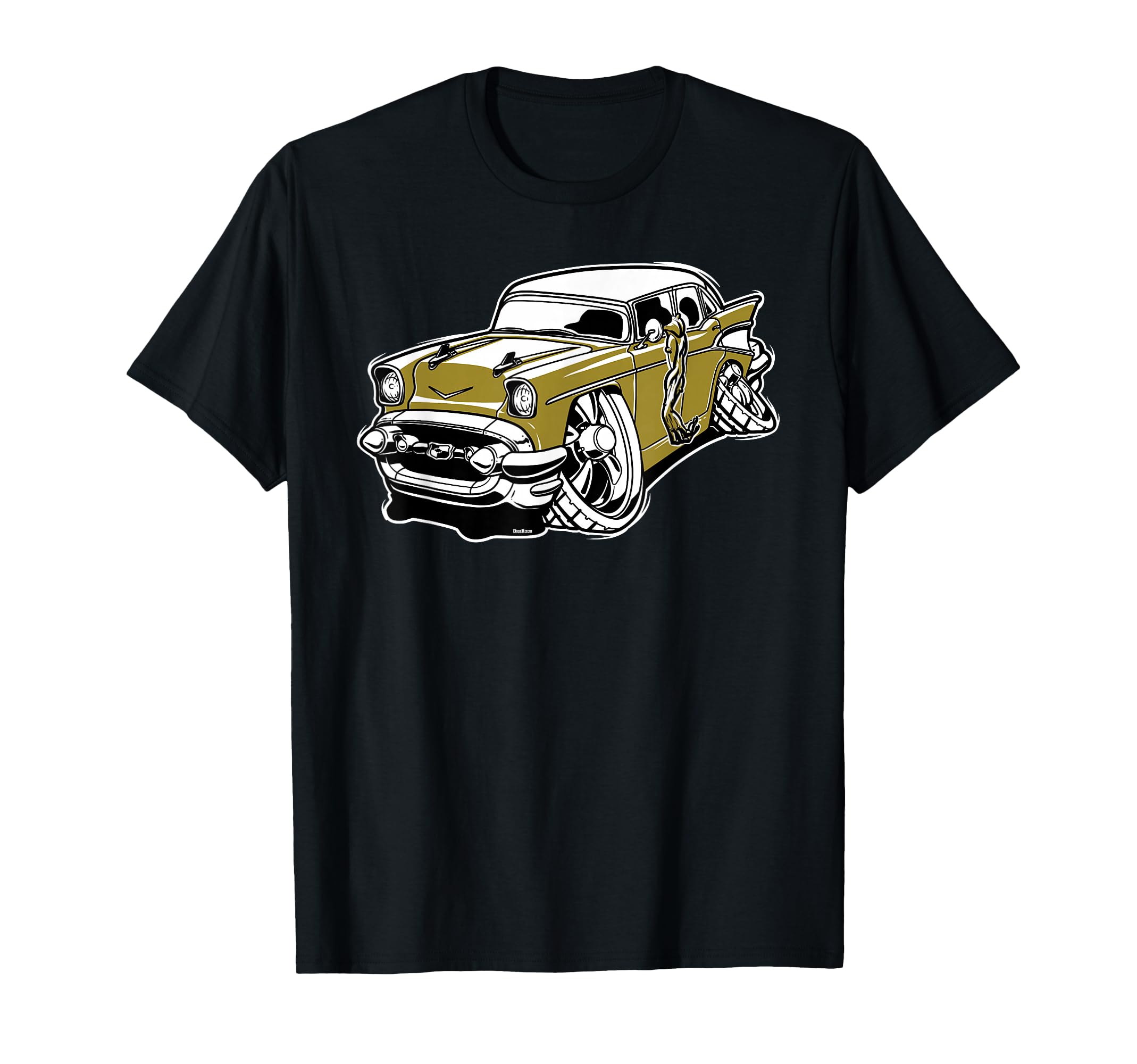 Digirods Rat Rod Racer 1950S Diner Hot T-Shirt - Novelty Apparel Unisex - T-Shirt, Sweatshirt, Hoodie