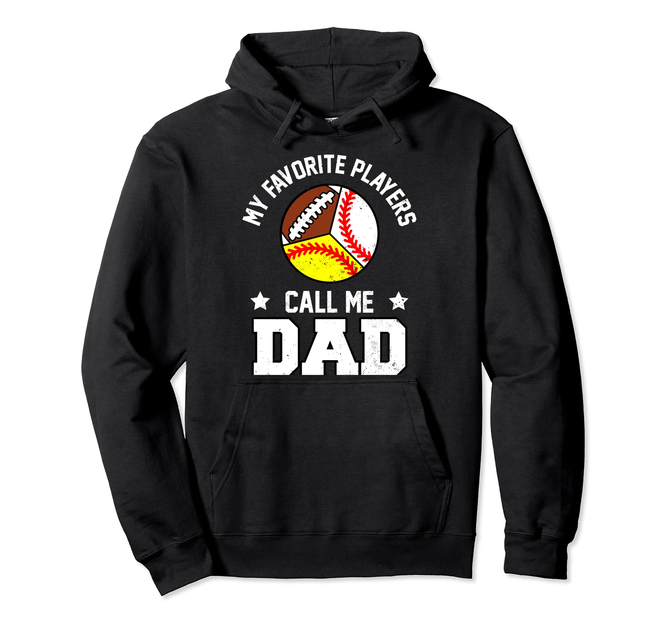 My Favorites Baseball Softball Hoodie - Casual Everyday Wear Men Women - T-Shirt, Sweatshirt, Hoodie