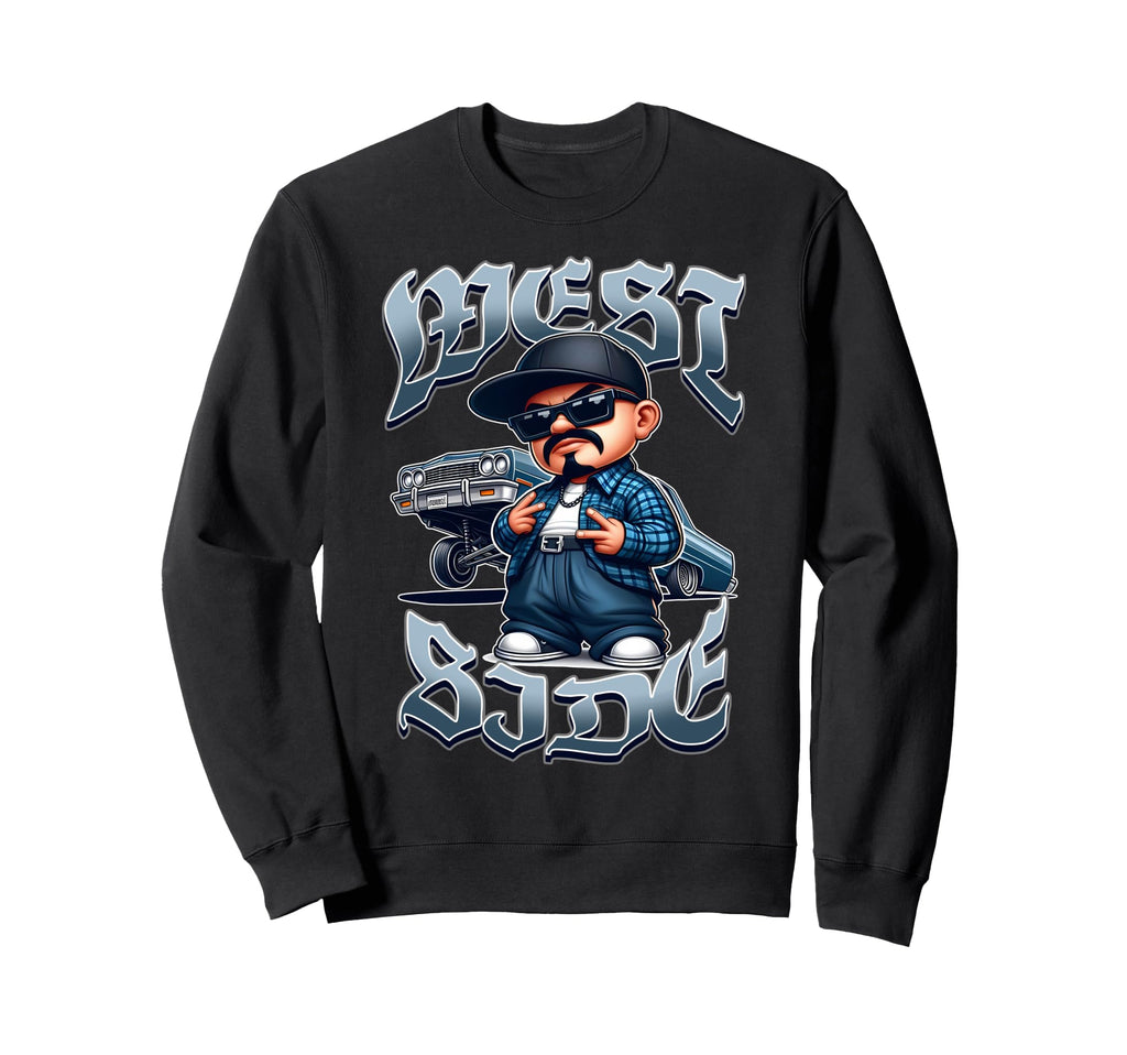 Low Rider Westside Hand Sign Gang Sweatshirt - Trendy Graphic for Adults - T-Shirt, Sweatshirt, Hoodie