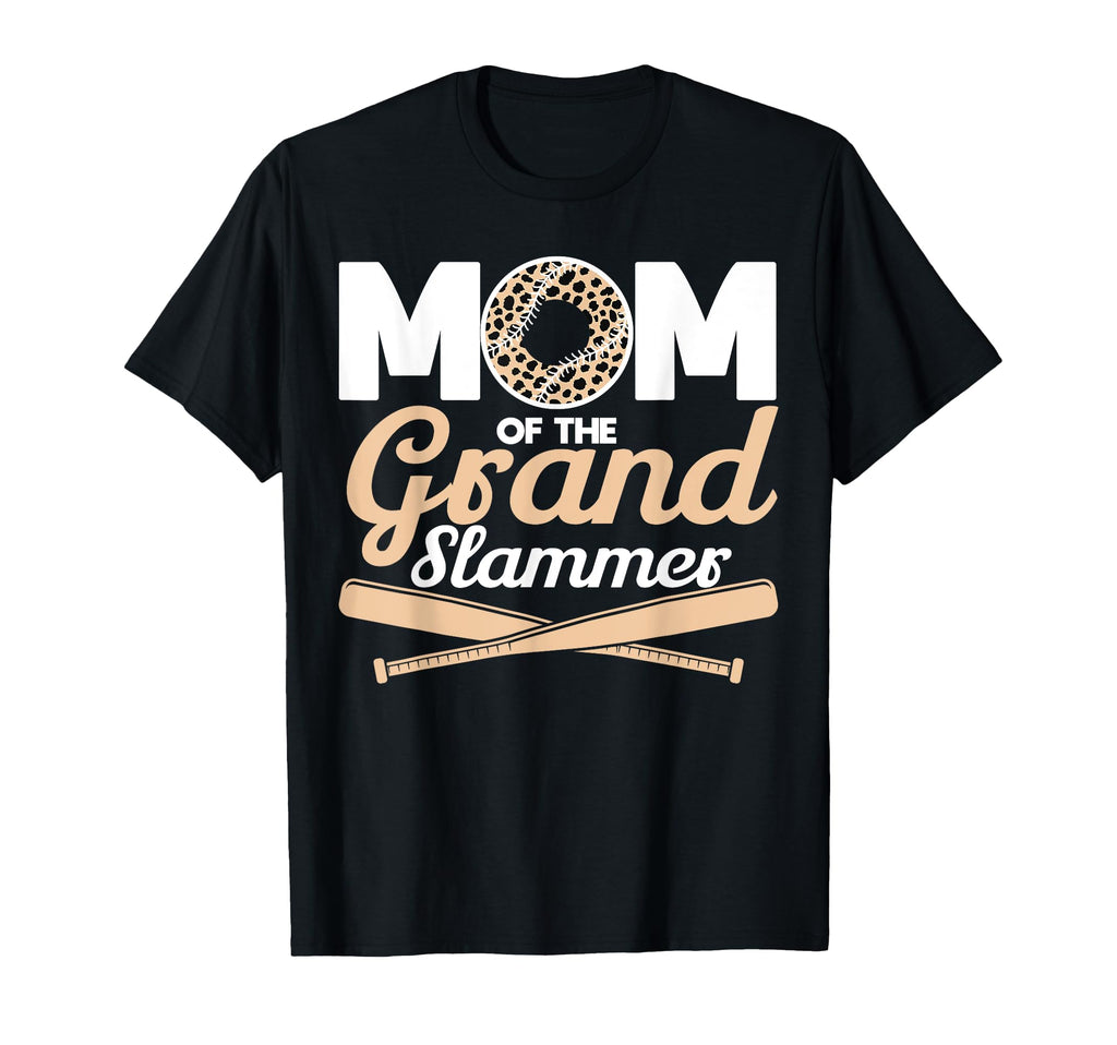 Baseball Mom Mom Grand Slammer T-Shirt - Minimalist Print Men Women - T-Shirt, Sweatshirt, Hoodie