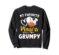 Grumpy My Favorite Baseball Soccer Sweatshirt - Trendy Graphic for Adults - T-Shirt, Sweatshirt, Hoodie