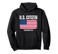 New Us Citizen Est 2024 Distressed Hoodie - Minimalist Print for Adults - T-Shirt, Sweatshirt, Hoodie