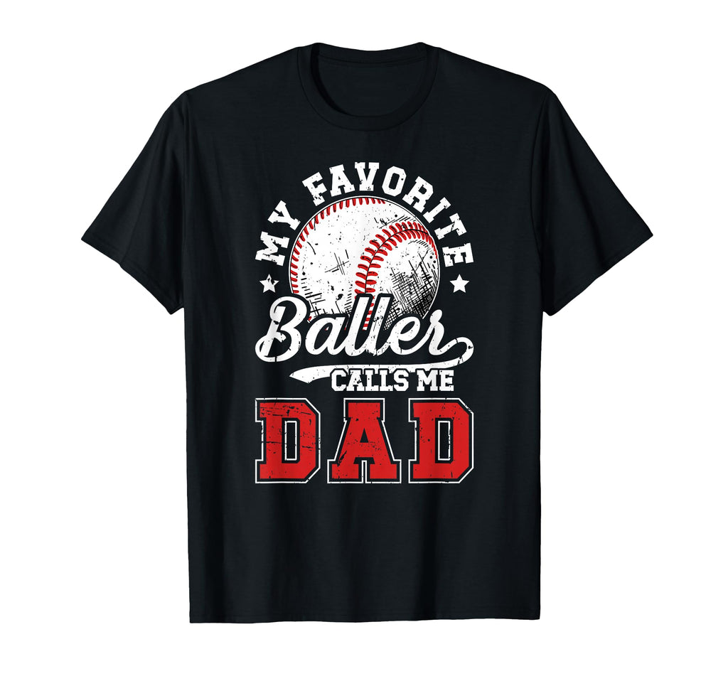 Proud Baseball Dad Baseball Player T-Shirt - Fun Novelty Design for Adults - T-Shirt, Sweatshirt, Hoodie