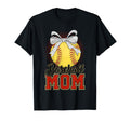 Baseball Mom Play Ball Sports Bow Hoodie - Casual Everyday Wear for Adults - T-Shirt, Sweatshirt, Hoodie
