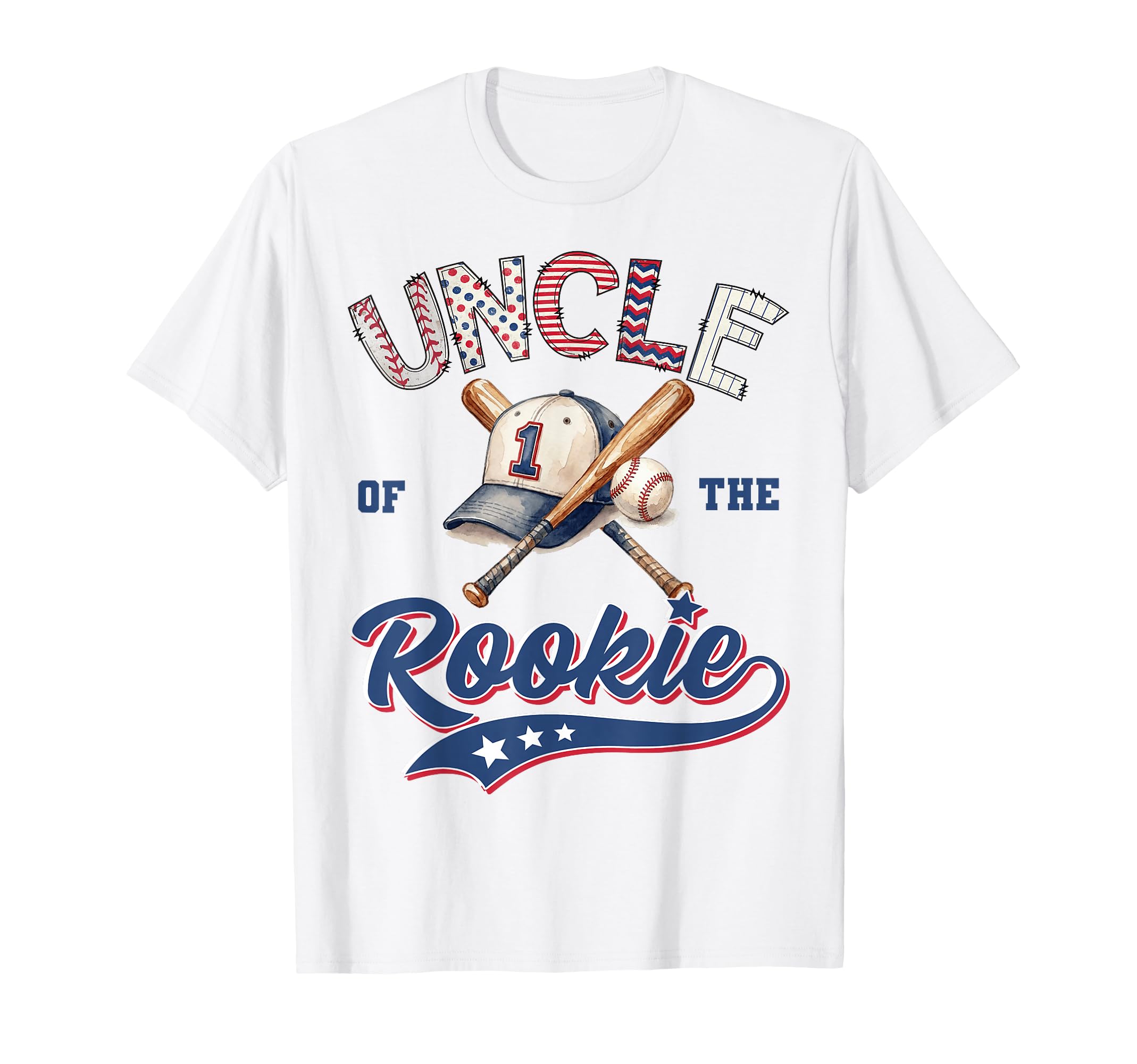 Uncle Rookie Year 1St Birthday T-Shirt - Casual Everyday Wear for Adults - T-Shirt, Sweatshirt, Hoodie