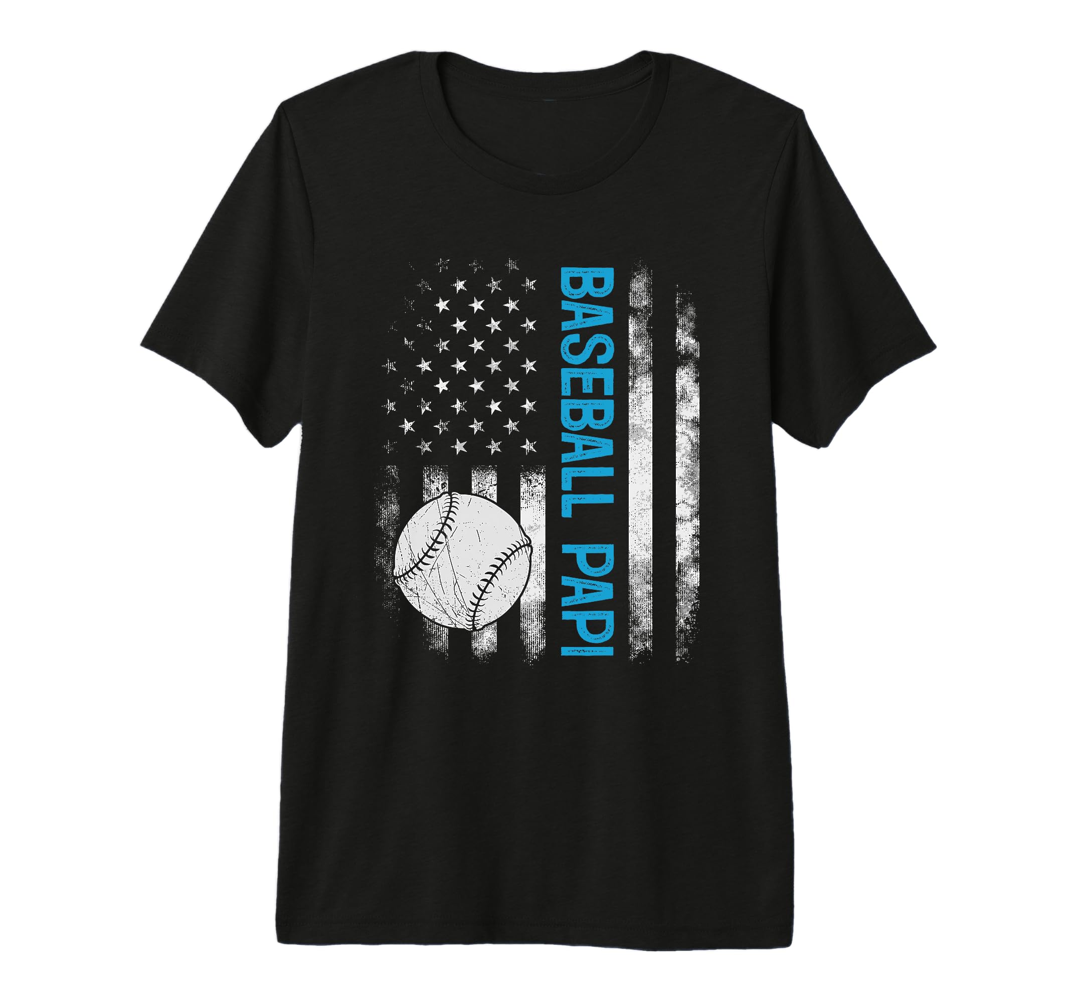 Mens Baseball Papi American Flag T-Shirt - Streetwear Style Men Women - T-Shirt, Sweatshirt, Hoodie