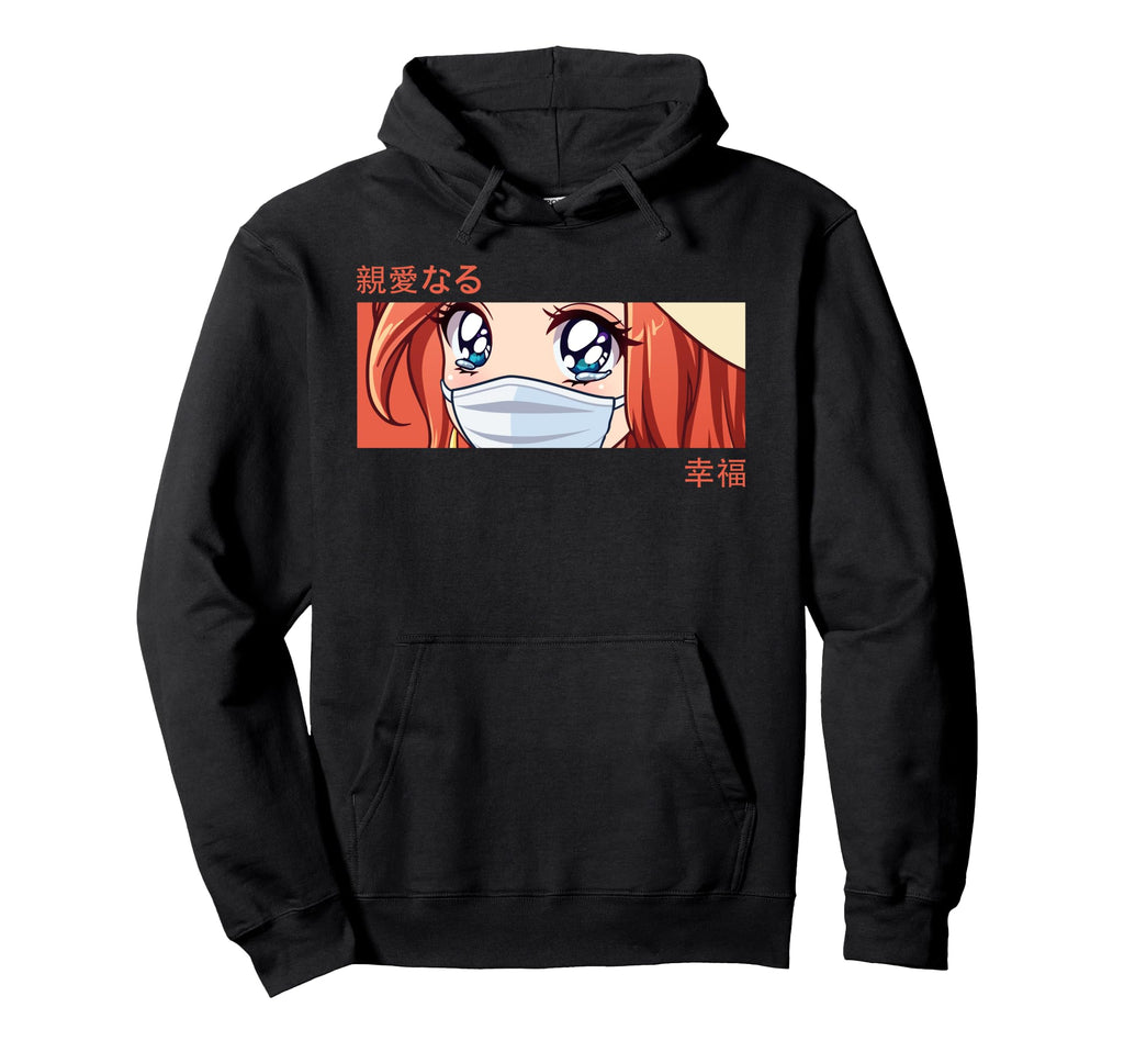 Anime Eyes Japan Culture Art Japanese Hoodie - Custom Art Print for Adults - T-Shirt, Sweatshirt, Hoodie