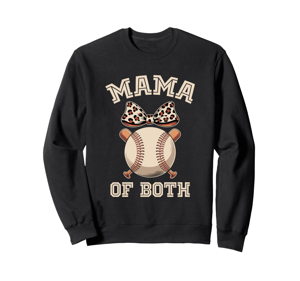 Leopard Mothers Day Mama Mom Both Sweatshirt - Custom Art Print Men Women - T-Shirt, Sweatshirt, Hoodie