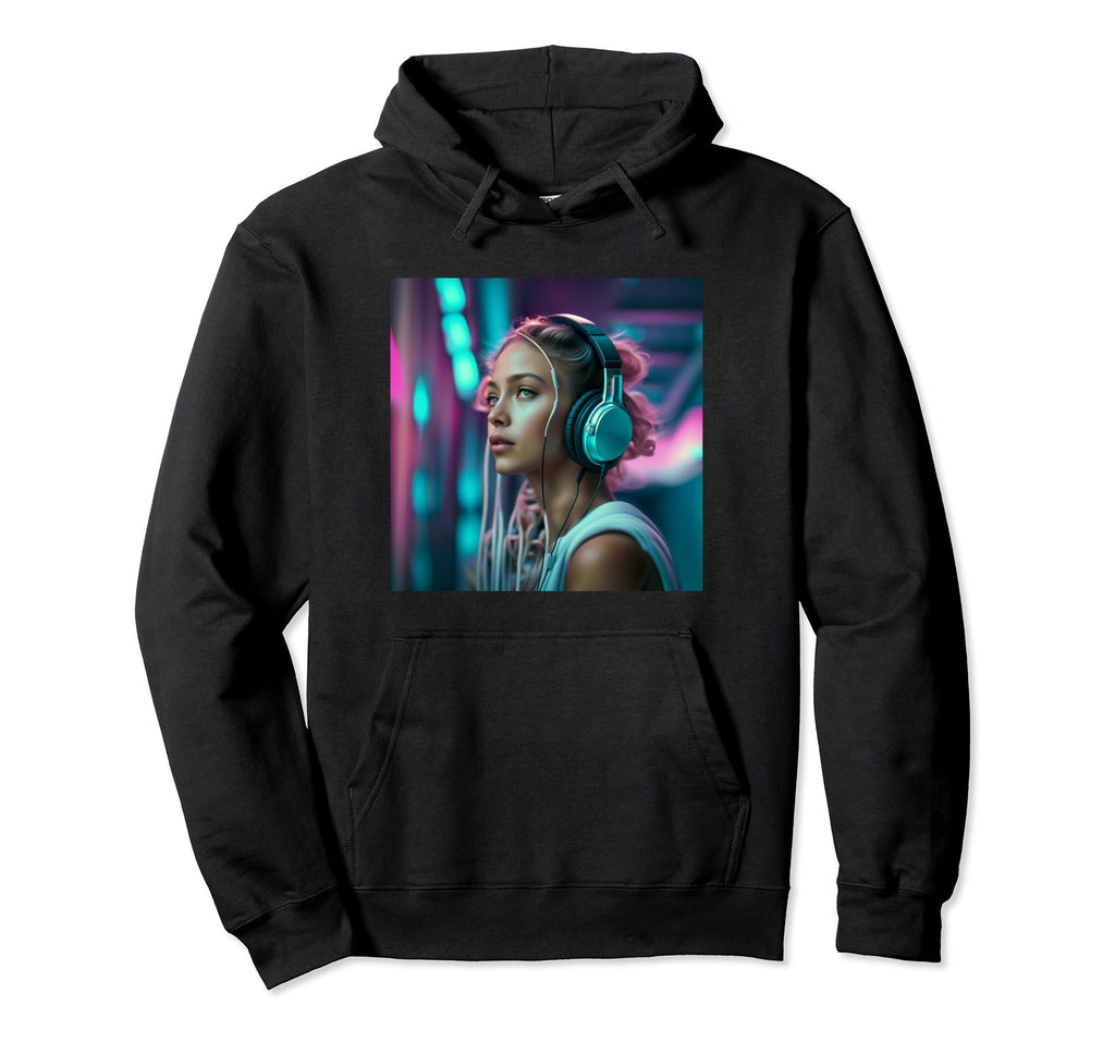 Anime Gamer Music Vaporwave Hoodie - Fun Novelty Design Men Women - T-Shirt, Sweatshirt, Hoodie