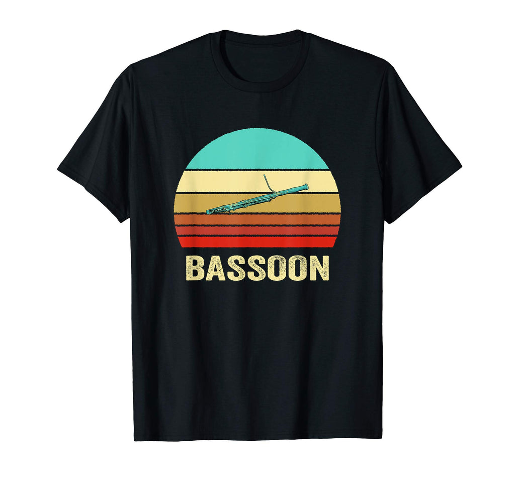 Sunset Bassoon T-Shirt - Minimalist Print for Adults - T-Shirt, Sweatshirt, Hoodie