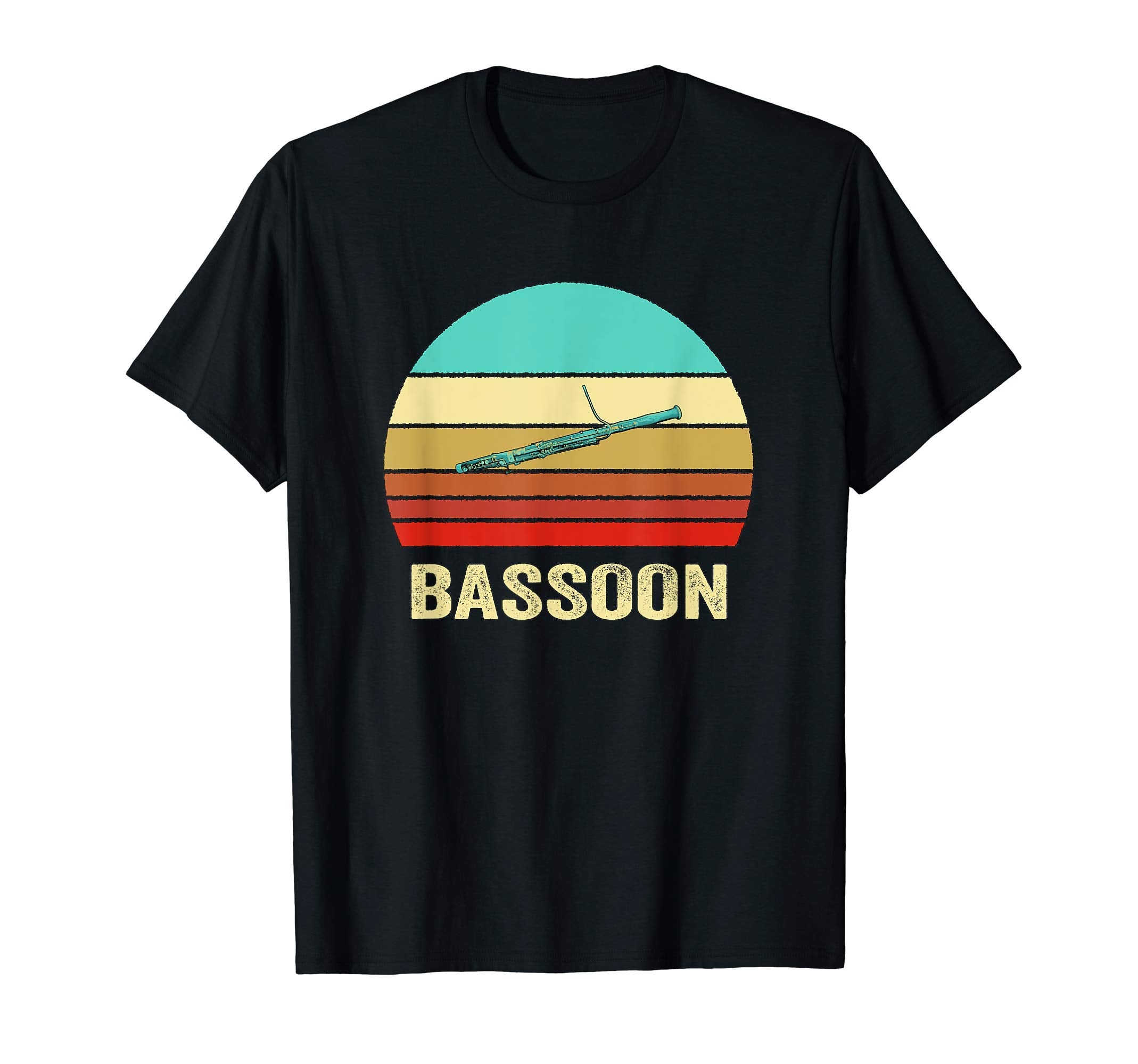 Sunset Bassoon T-Shirt - Minimalist Print for Adults - T-Shirt, Sweatshirt, Hoodie