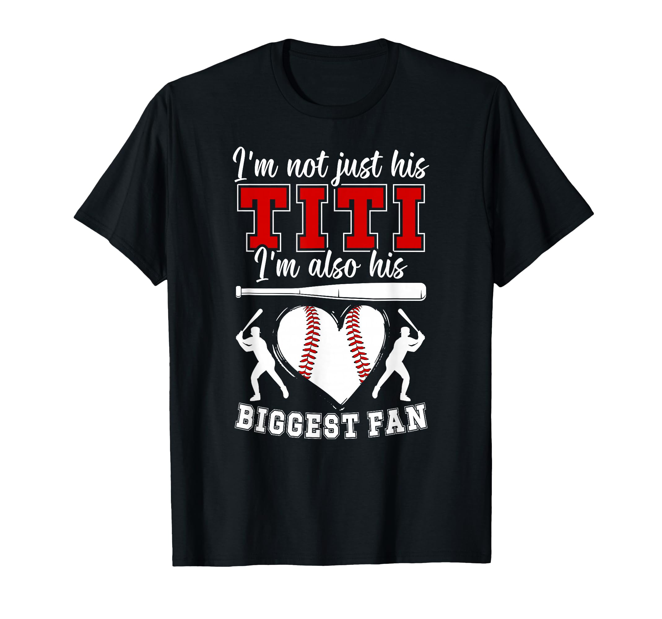 His Biggest Fan Baseball Titi Baseball T-Shirt - Graphic Print Men Women - T-Shirt, Sweatshirt, Hoodie