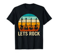 Lets Rock Rock And Roll Guitar Music T-Shirt - Novelty Apparel for Adults - T-Shirt, Sweatshirt, Hoodie