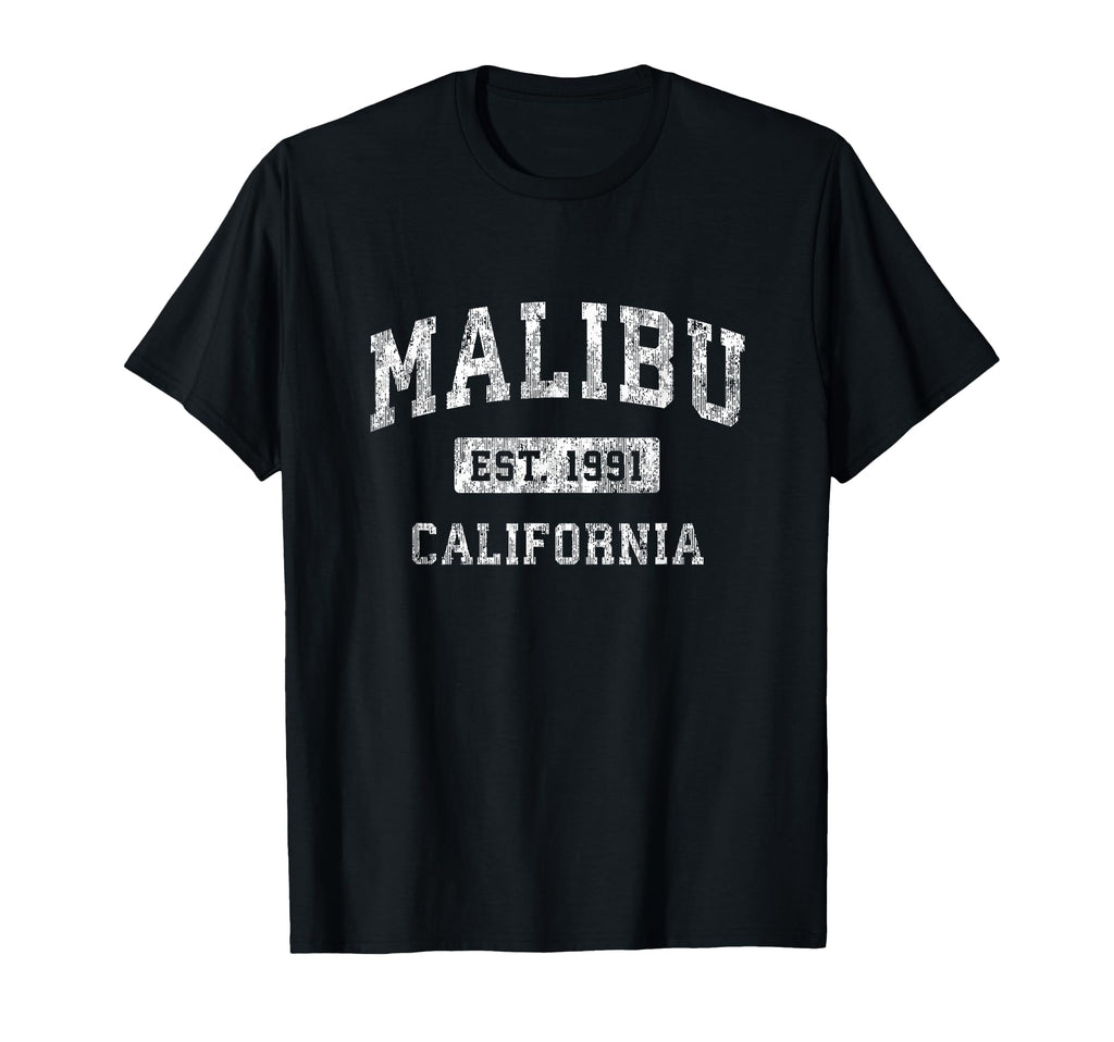 Malibu California Ca Established T-Shirt - Streetwear Style Men Women - T-Shirt, Sweatshirt, Hoodie