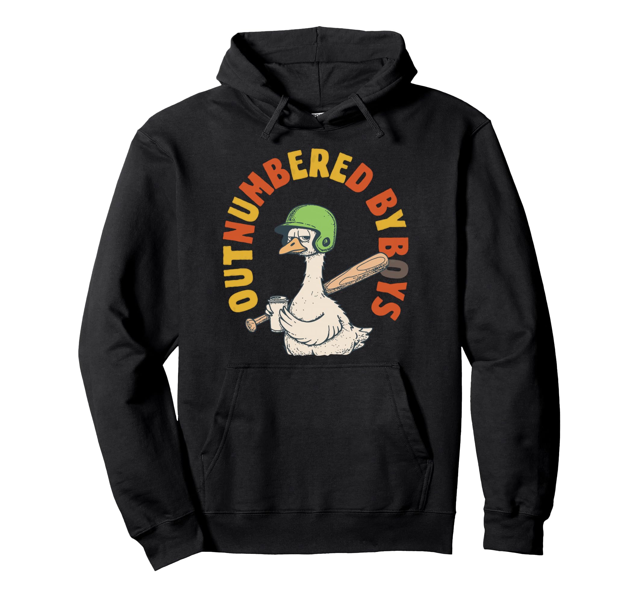 Mom Goose Mothers Day Outnumbered Hoodie - Aesthetic Graphic Men Women - T-Shirt, Sweatshirt, Hoodie