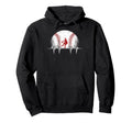 Baseball Ball Heartbeat Player Coach Hoodie - Casual Everyday Wear Unisex - T-Shirt, Sweatshirt, Hoodie