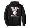This Loves Baseball Baseball Game Day Hoodie - Streetwear Style Unisex - T-Shirt, Sweatshirt, Hoodie