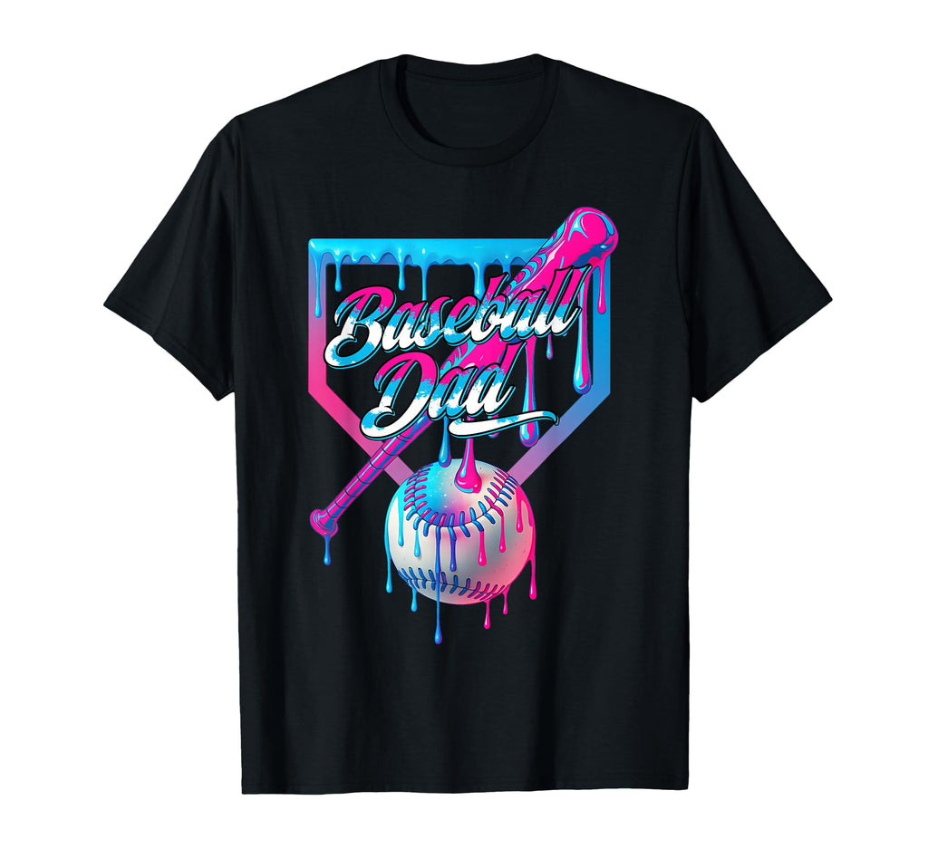 Funny Dad Dada Fathers Day Baseball Ice T-Shirt - Unique Graphic Men Women - T-Shirt, Sweatshirt, Hoodie