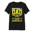 Mens Softball Dad Like Baseball Dad T-Shirt - Streetwear Style Unisex - T-Shirt, Sweatshirt, Hoodie