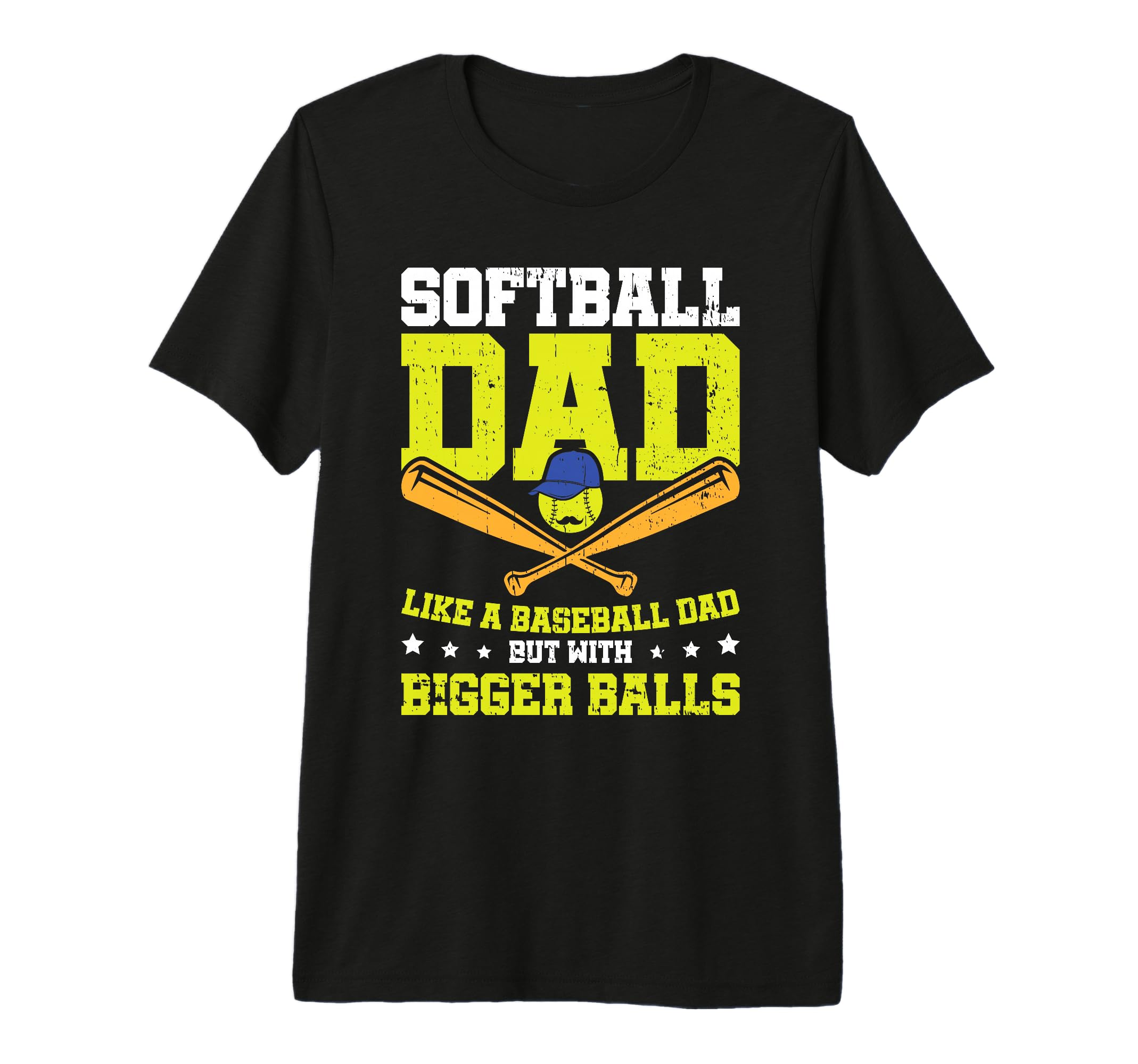 Mens Softball Dad Like Baseball Dad T-Shirt - Streetwear Style Unisex - T-Shirt, Sweatshirt, Hoodie