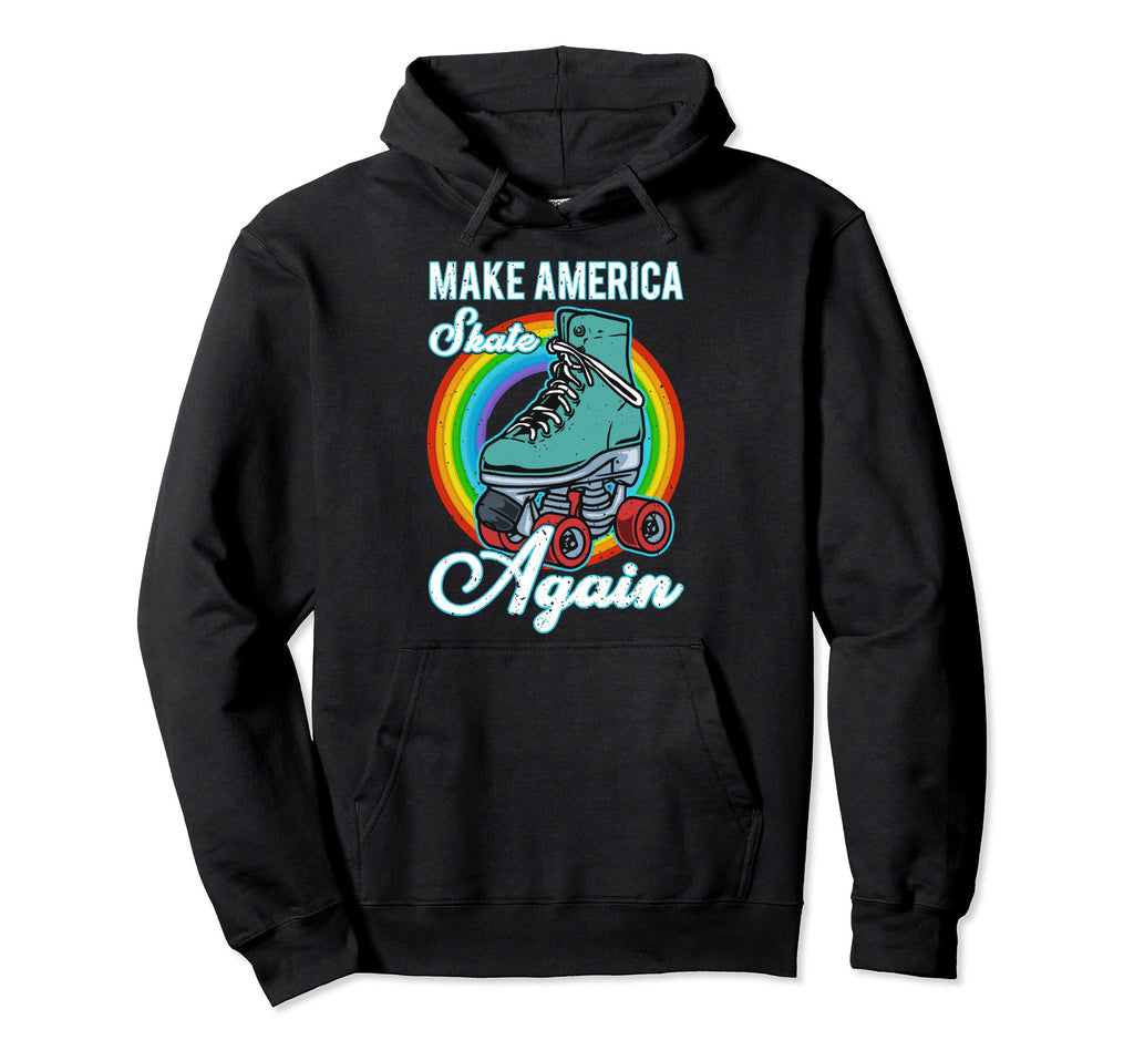 Roller Skate Derby Hoodie - Custom Art Print for Adults - T-Shirt, Sweatshirt, Hoodie