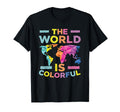 World Is Colorful Love Peace Diversity T-Shirt - Unique Graphic for Adults - T-Shirt, Sweatshirt, Hoodie