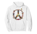 Peace Sign Butterflies Flowers 60S 70S Hoodie - Minimalist Print Men Women - T-Shirt, Sweatshirt, Hoodie