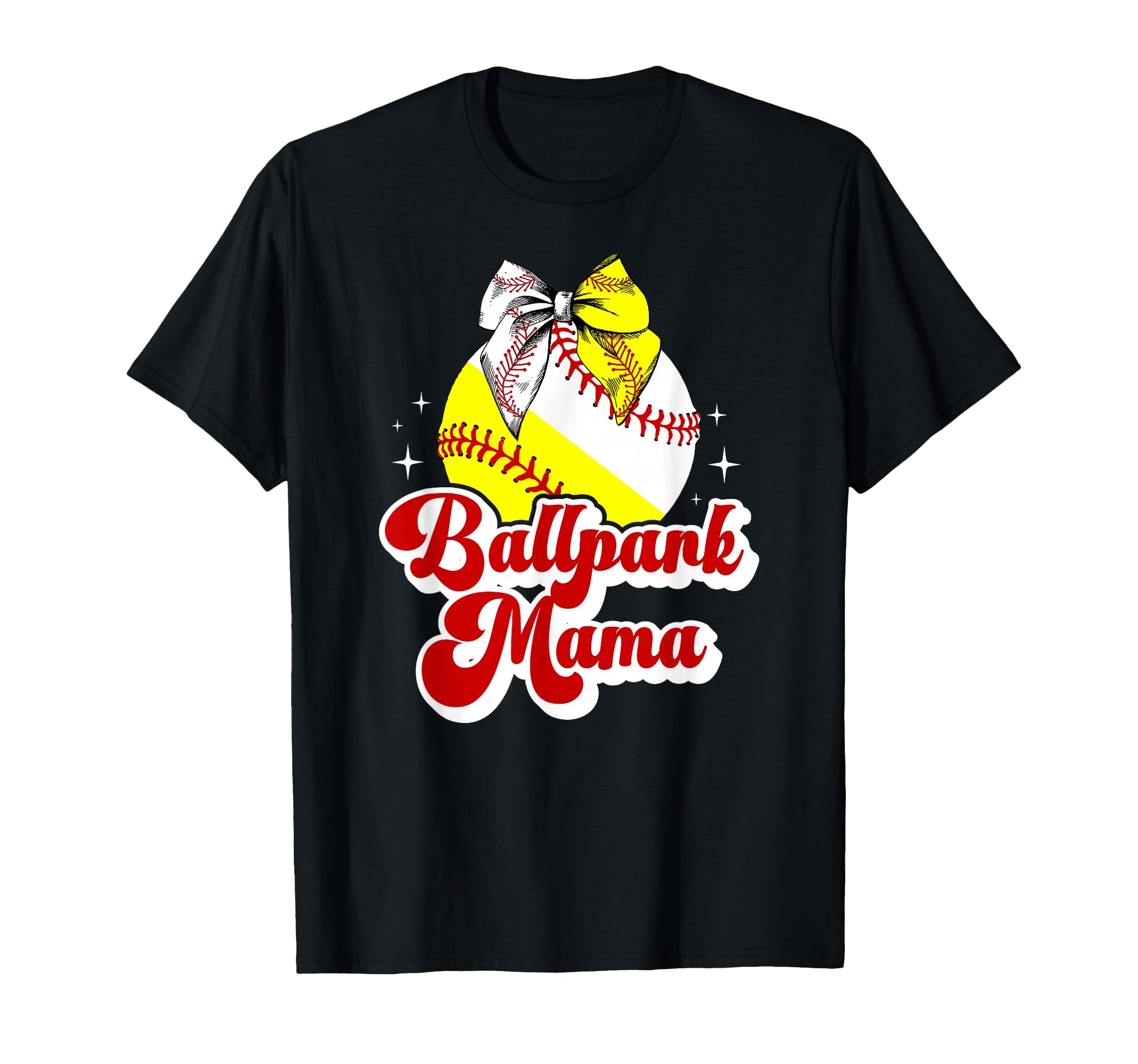 Ballpark Mama Baseball Softball Mom T-Shirt - Trendy Graphic Men Women - T-Shirt, Sweatshirt, Hoodie
