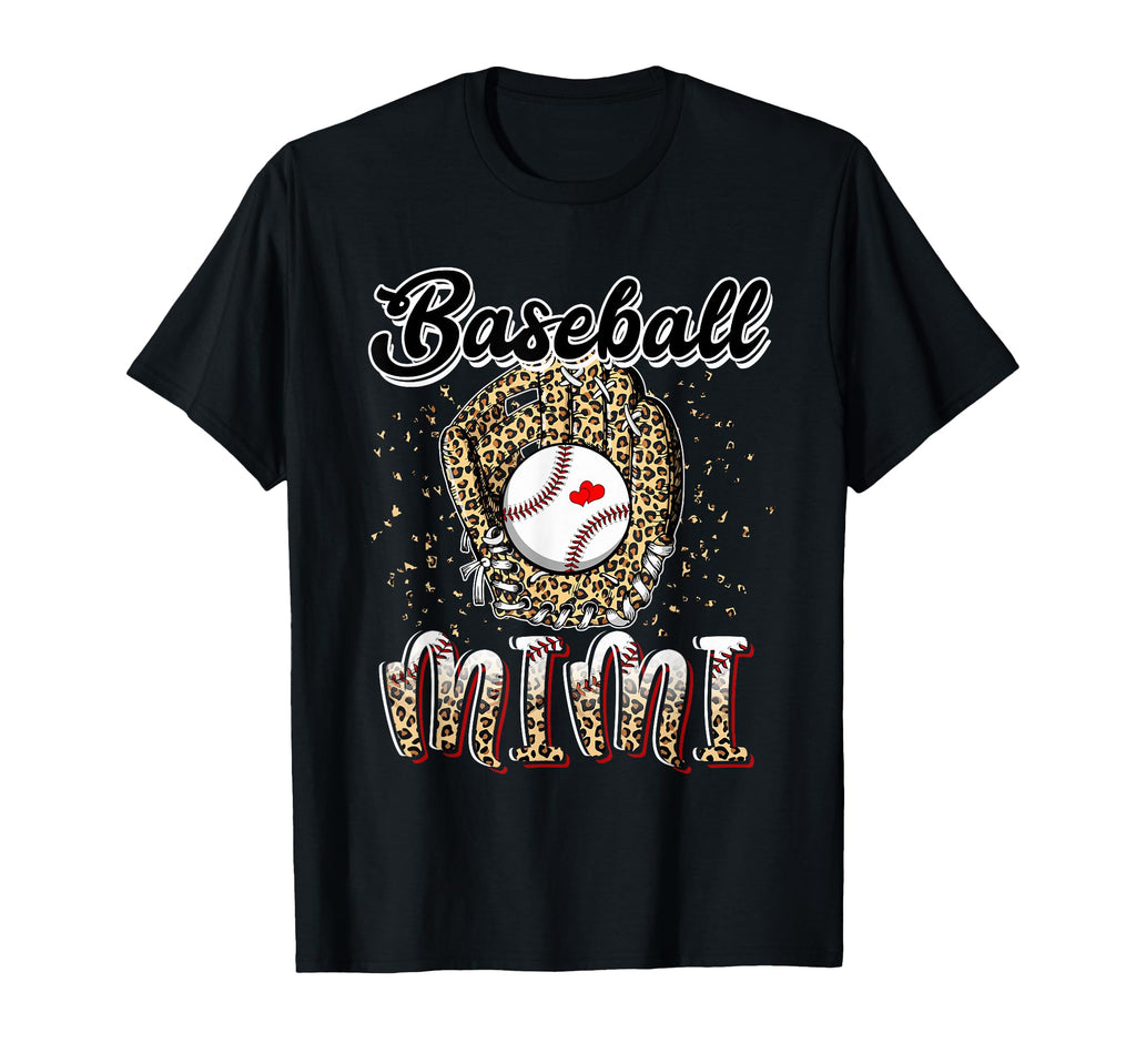 Baseball Mimi Leopard Game Day T-Shirt - Unique Graphic for Adults - T-Shirt, Sweatshirt, Hoodie