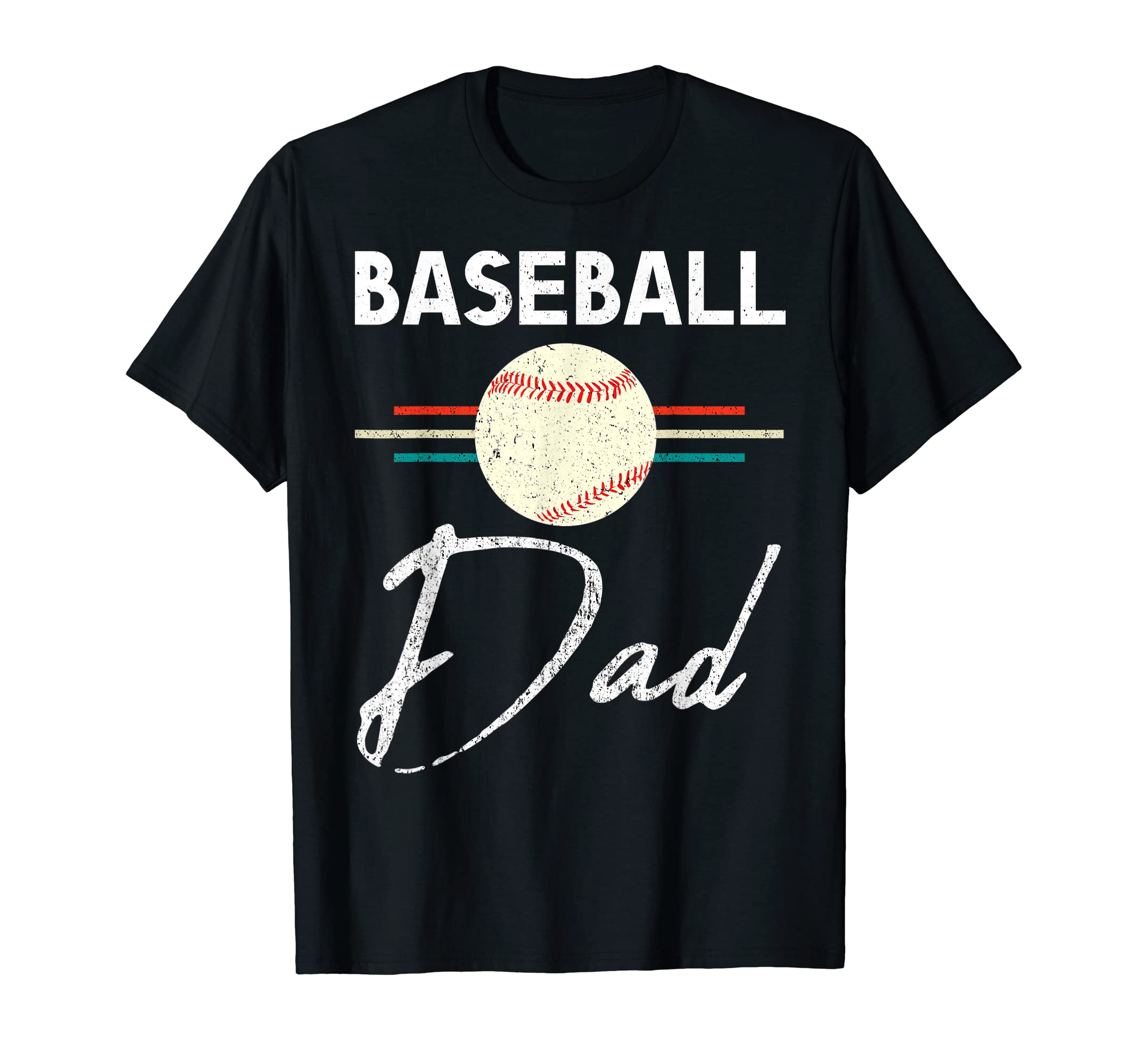 Baseball Dad Fathers Day Sports Proud T-Shirt - Custom Art Print Unisex - T-Shirt, Sweatshirt, Hoodie